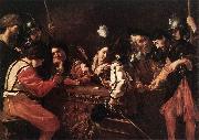 MANFREDI, Bartolomeo The Guard Room sg oil painting